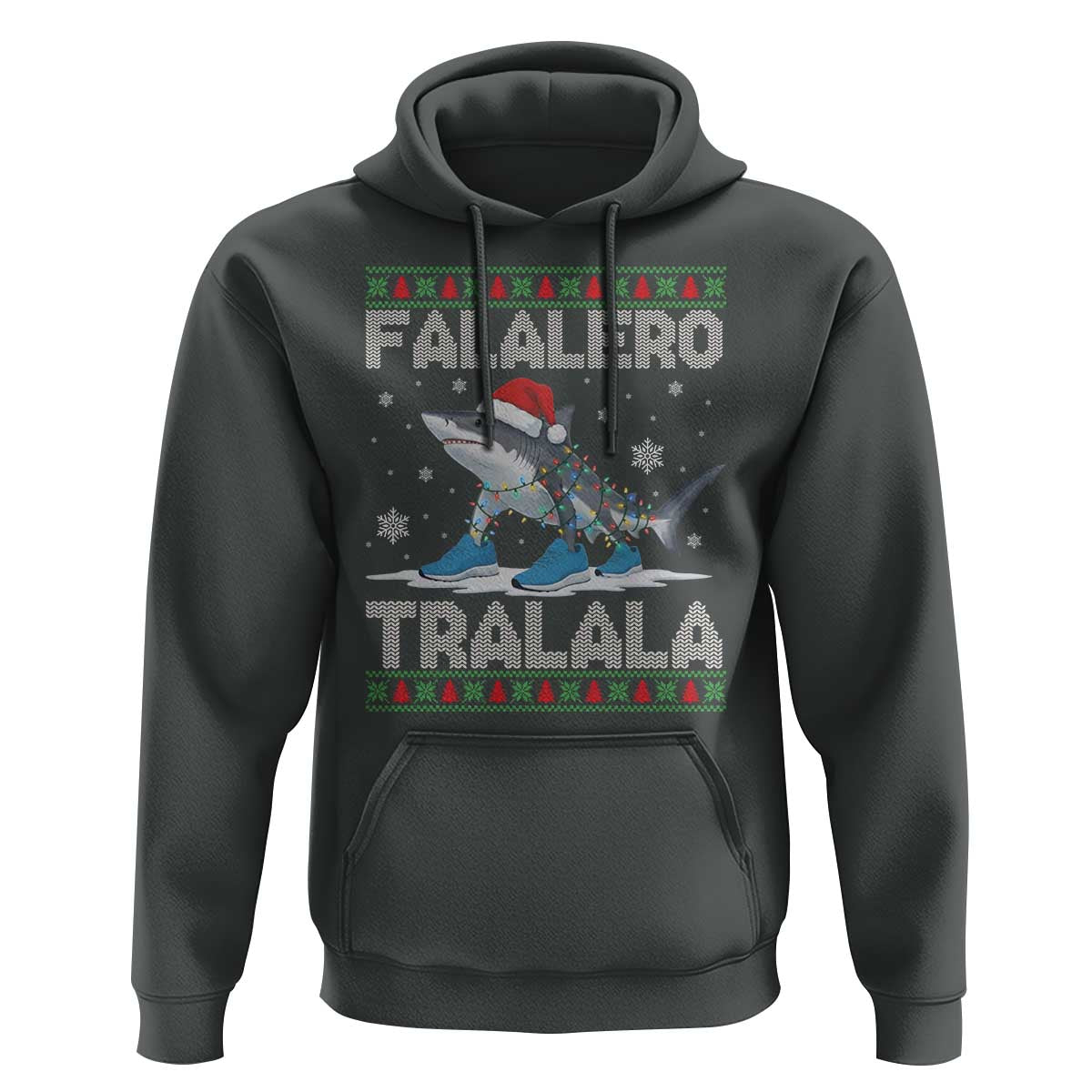 Falalero Tralala Italian Brainrot Meme Christmas Hoodie Funny Gen Z Alpha Ugly Xmas Gift - Wonder Print Shop