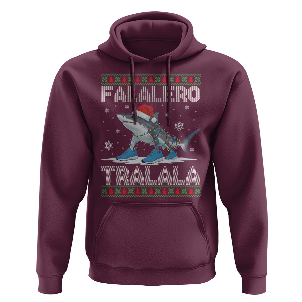 Falalero Tralala Italian Brainrot Meme Christmas Hoodie Funny Gen Z Alpha Ugly Xmas Gift - Wonder Print Shop