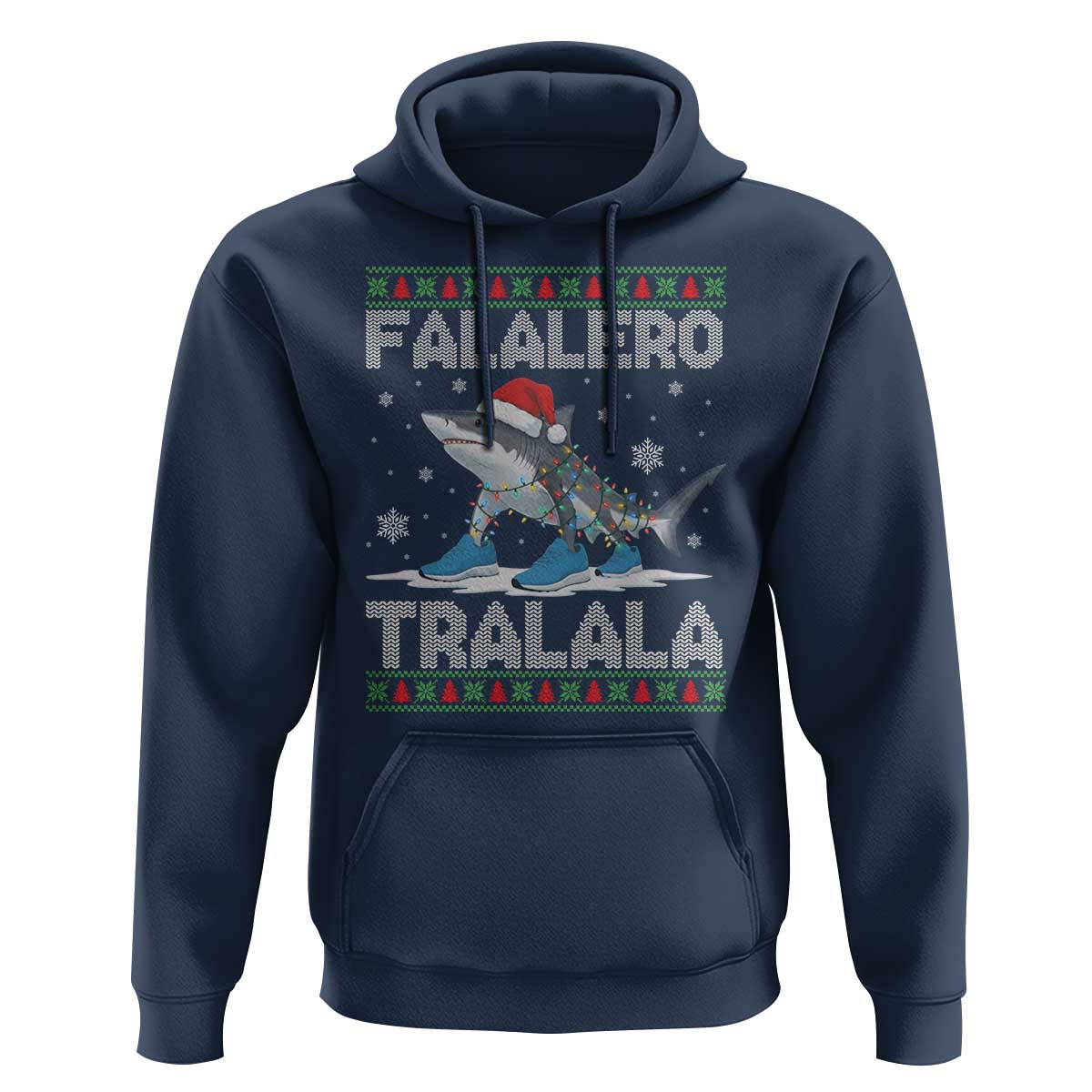 Falalero Tralala Italian Brainrot Meme Christmas Hoodie Funny Gen Z Alpha Ugly Xmas Gift - Wonder Print Shop