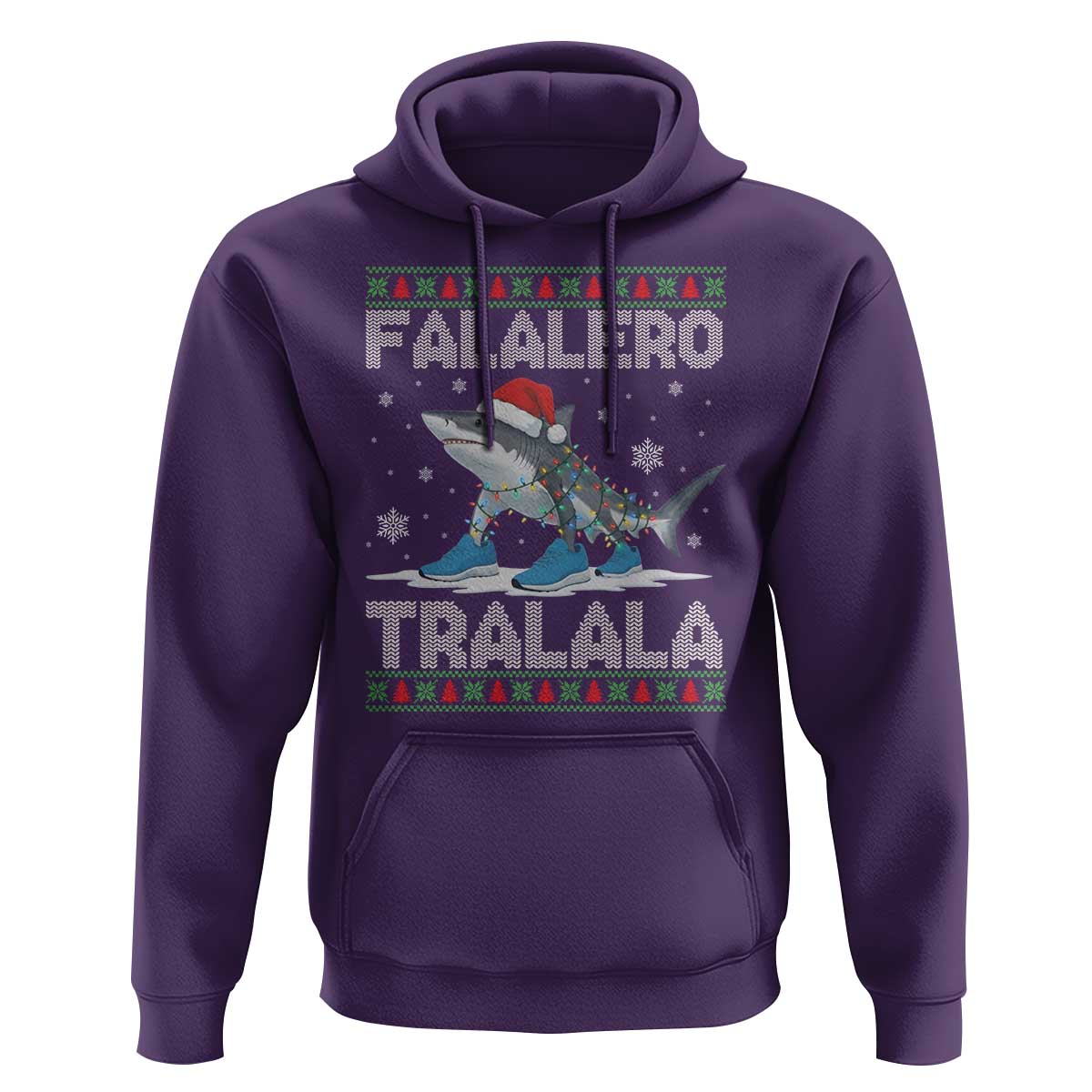 Falalero Tralala Italian Brainrot Meme Christmas Hoodie Funny Gen Z Alpha Ugly Xmas Gift - Wonder Print Shop