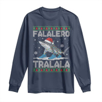 Falalero Tralala Italian Brainrot Meme Christmas Long Sleeve Shirt Funny Gen Z Alpha Ugly Xmas Gift - Wonder Print Shop