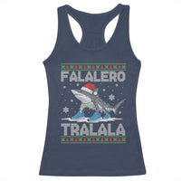 Falalero Tralala Italian Brainrot Meme Christmas Racerback Tank Top Funny Gen Z Alpha Ugly Xmas Gift - Wonder Print Shop