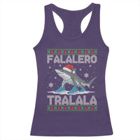 Falalero Tralala Italian Brainrot Meme Christmas Racerback Tank Top Funny Gen Z Alpha Ugly Xmas Gift - Wonder Print Shop