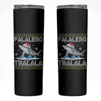 Falalero Tralala Italian Brainrot Meme Christmas Skinny Tumbler Funny Gen Z Alpha Ugly Xmas Gift - Wonder Print Shop