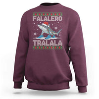 Falalero Tralala Italian Brainrot Meme Christmas Sweatshirt Funny Gen Z Alpha Ugly Xmas Gift - Wonder Print Shop