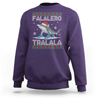 Falalero Tralala Italian Brainrot Meme Christmas Sweatshirt Funny Gen Z Alpha Ugly Xmas Gift - Wonder Print Shop