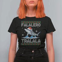 Falalero Tralala Italian Brainrot Meme Christmas T Shirt For Women Funny Gen Z Alpha Ugly Xmas Gift - Wonder Print Shop