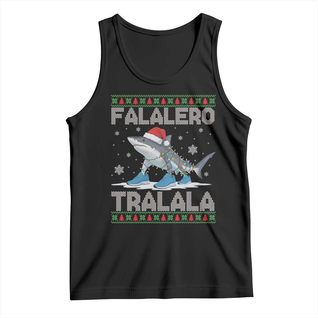 Falalero Tralala Italian Brainrot Meme Christmas Tank Top Funny Gen Z Alpha Ugly Xmas Gift - Wonder Print Shop
