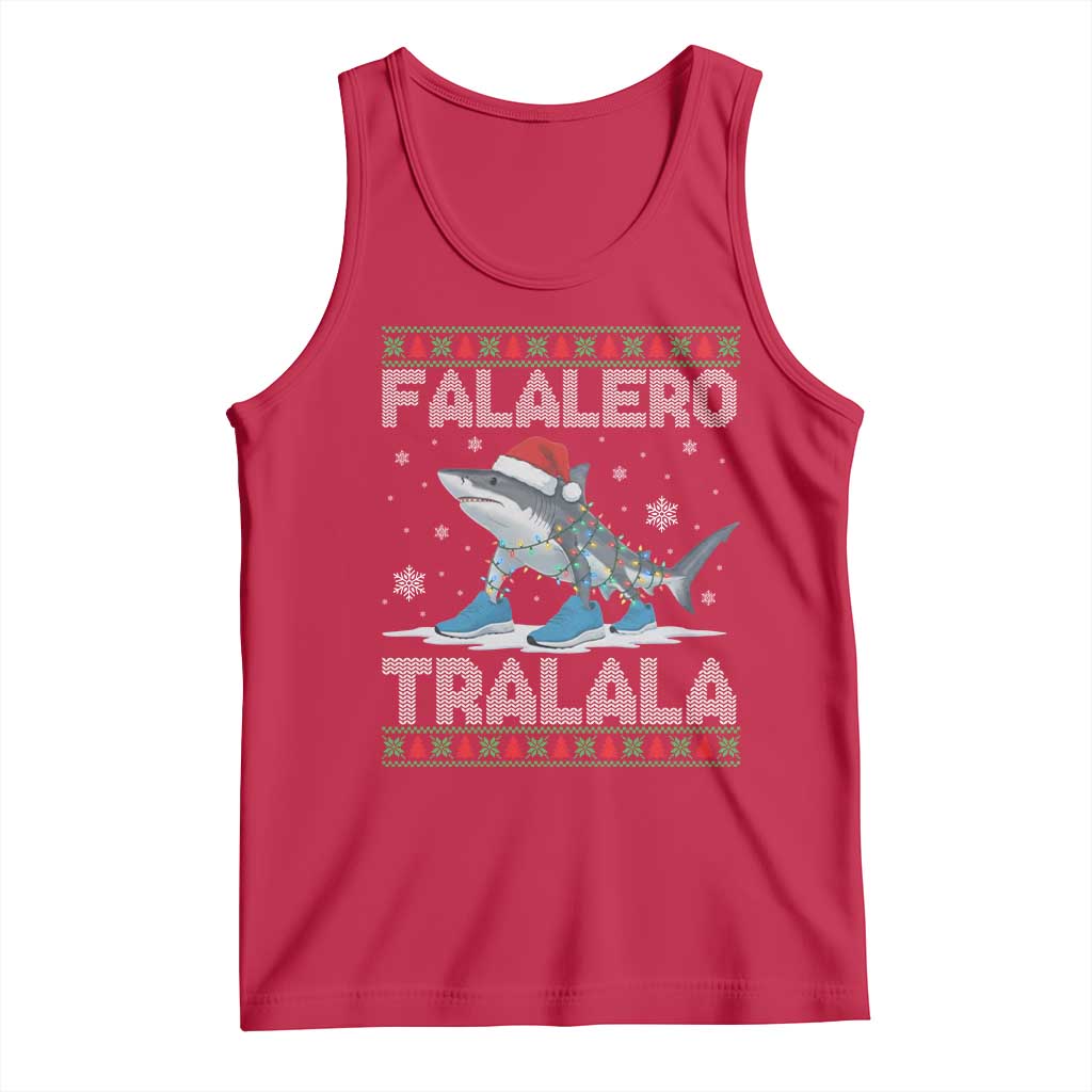 Falalero Tralala Italian Brainrot Meme Christmas Tank Top Funny Gen Z Alpha Ugly Xmas Gift - Wonder Print Shop