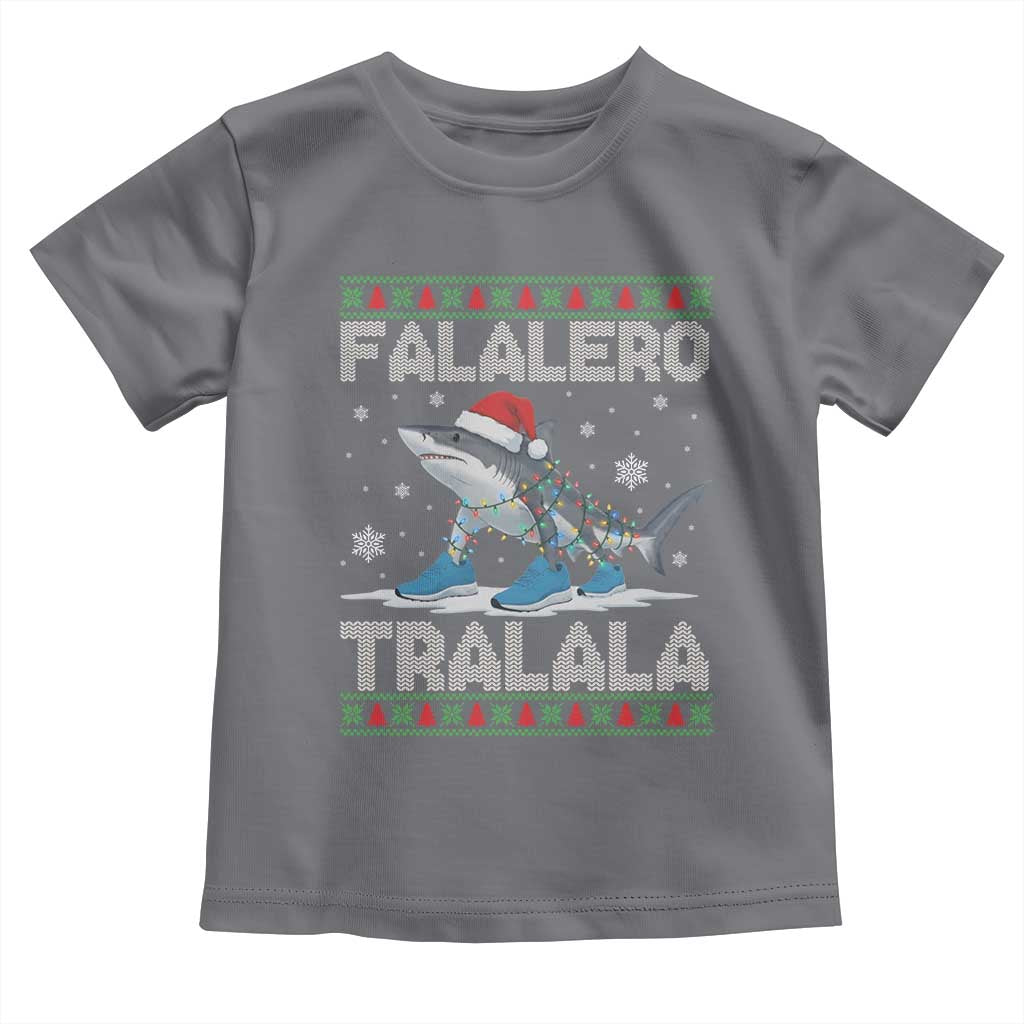 Falalero Tralala Italian Brainrot Meme Christmas Toddler T Shirt Funny Gen Z Alpha Ugly Xmas Gift - Wonder Print Shop