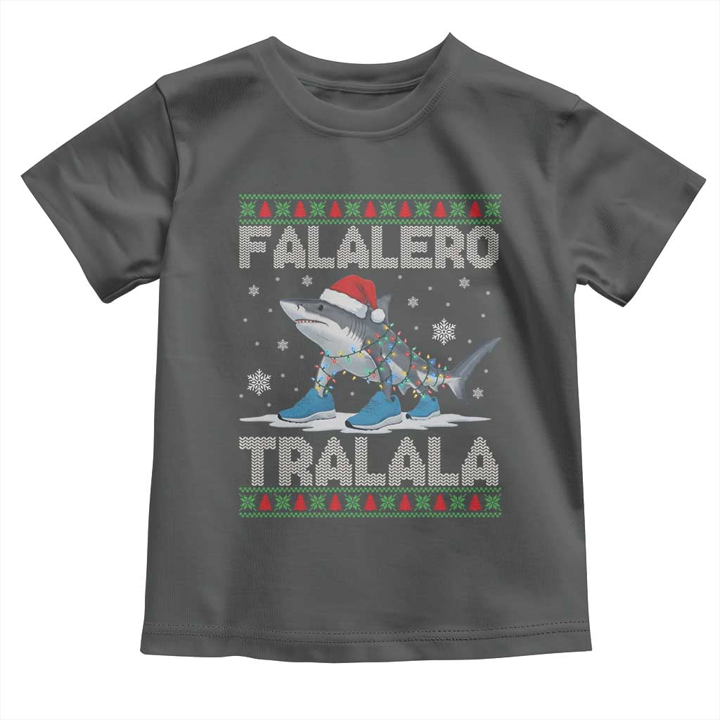 Falalero Tralala Italian Brainrot Meme Christmas Toddler T Shirt Funny Gen Z Alpha Ugly Xmas Gift - Wonder Print Shop