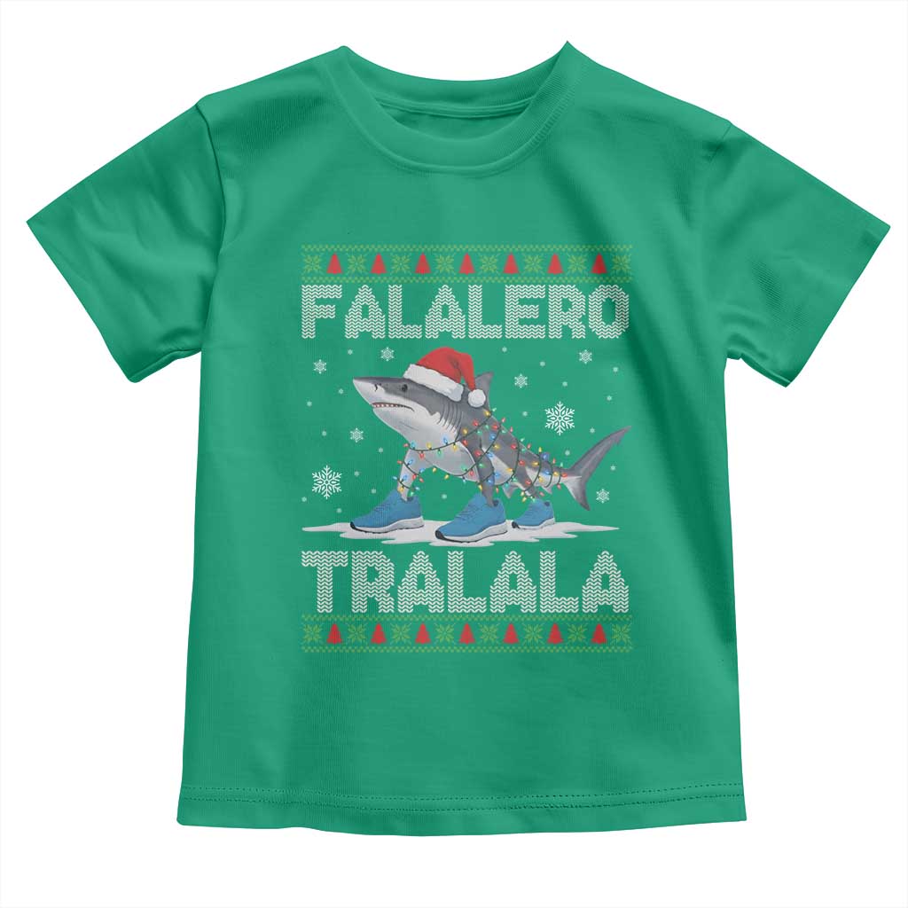 Falalero Tralala Italian Brainrot Meme Christmas Toddler T Shirt Funny Gen Z Alpha Ugly Xmas Gift - Wonder Print Shop