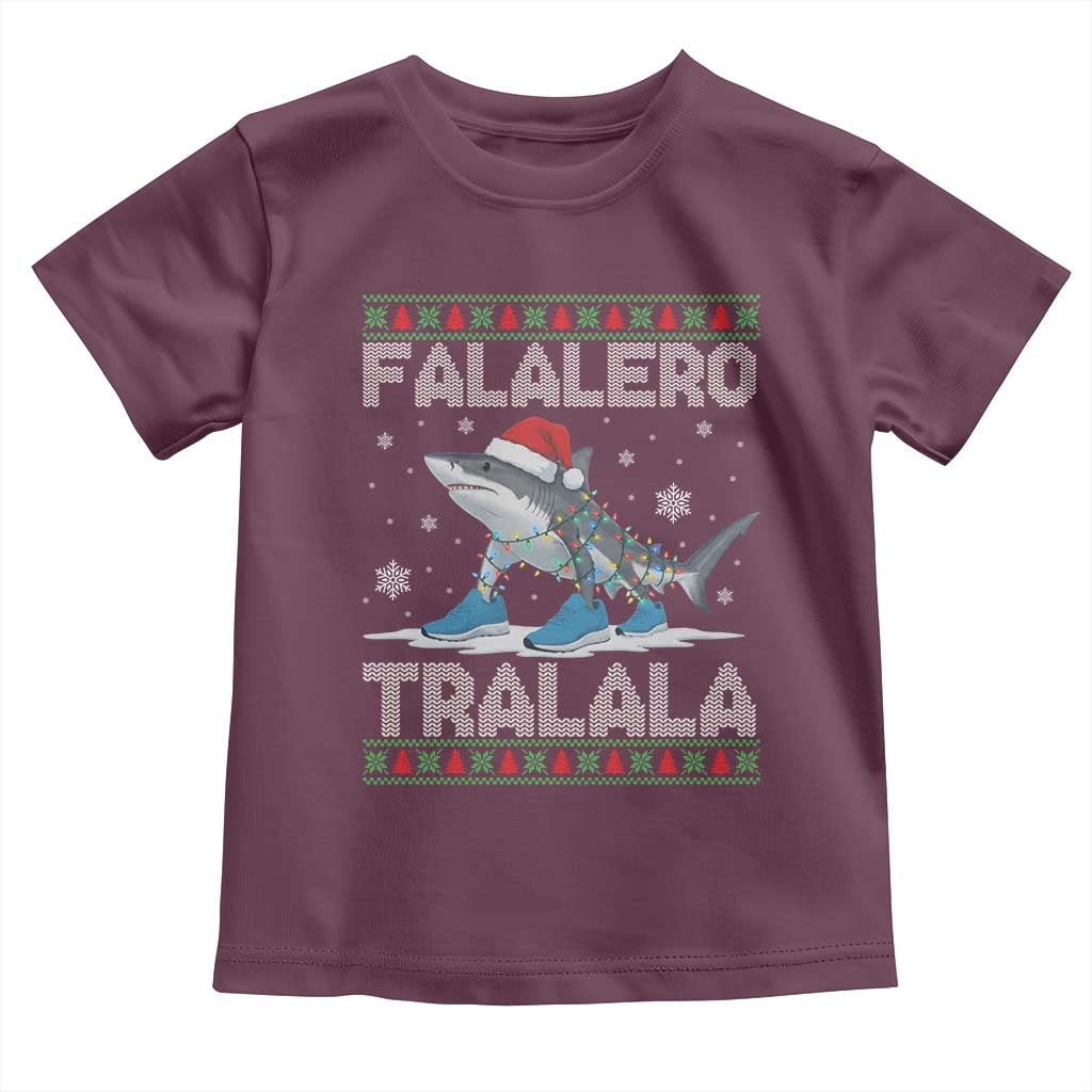 Falalero Tralala Italian Brainrot Meme Christmas Toddler T Shirt Funny Gen Z Alpha Ugly Xmas Gift - Wonder Print Shop