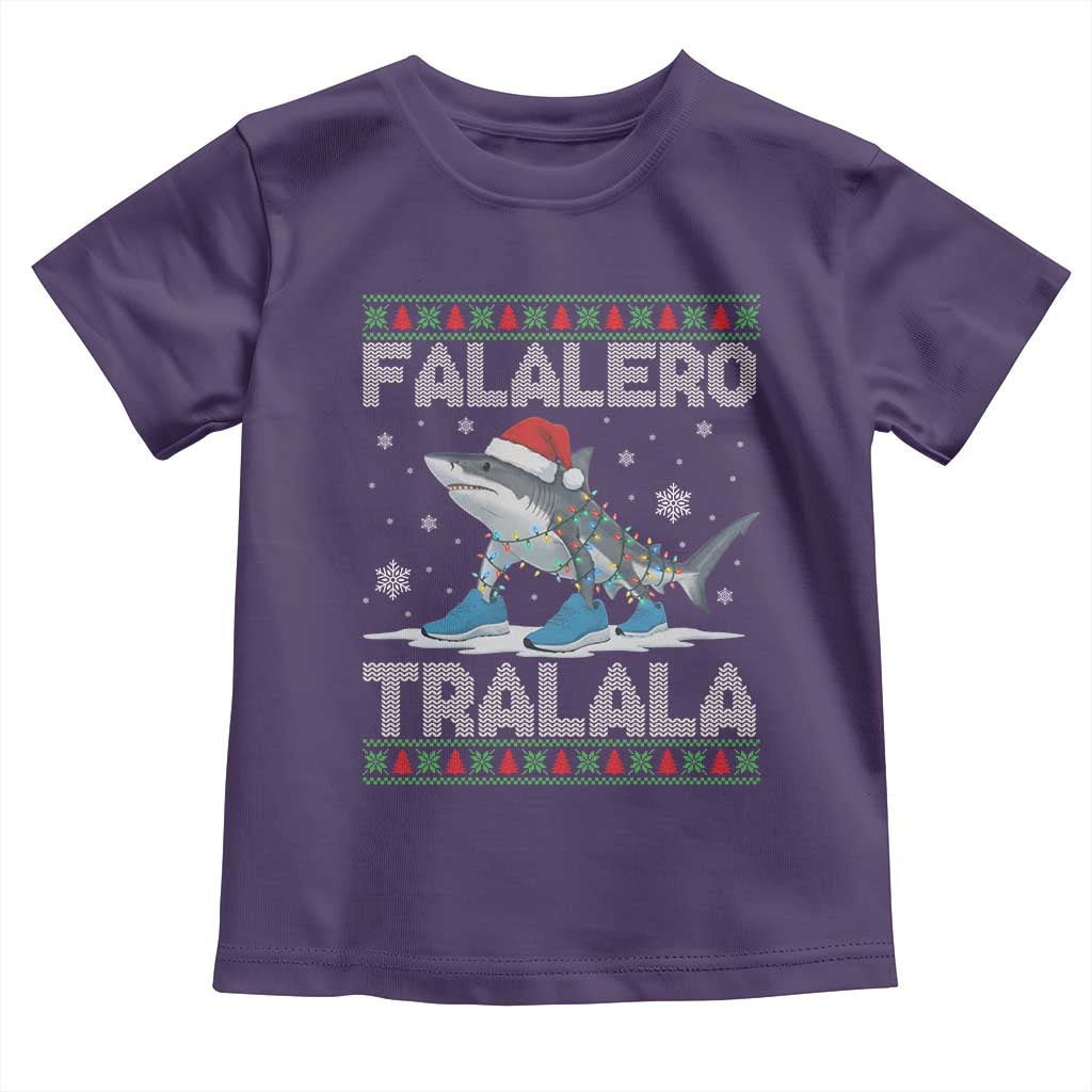 Falalero Tralala Italian Brainrot Meme Christmas Toddler T Shirt Funny Gen Z Alpha Ugly Xmas Gift - Wonder Print Shop