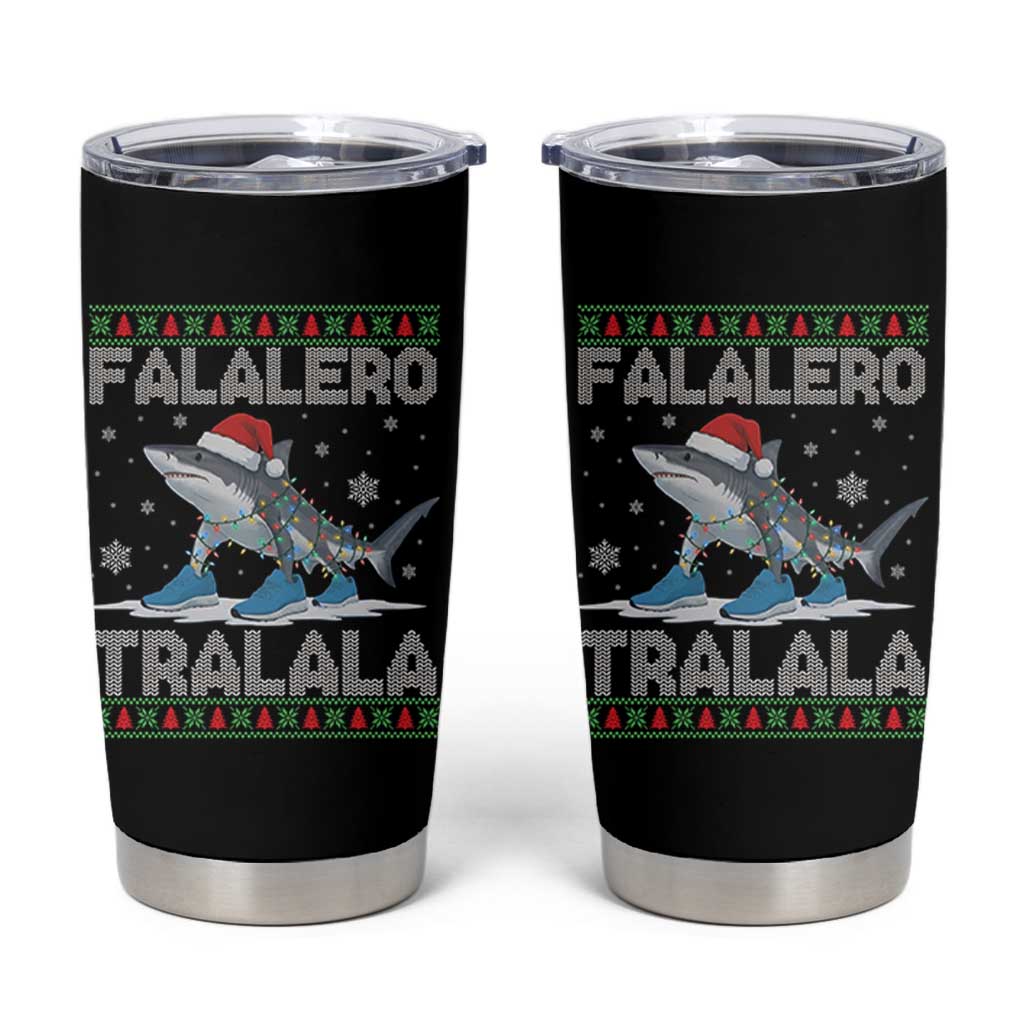 Falalero Tralala Italian Brainrot Meme Christmas Tumbler Cup Funny Gen Z Alpha Ugly Xmas Gift - Wonder Print Shop