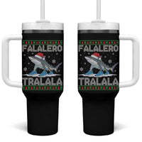 Falalero Tralala Italian Brainrot Meme Christmas Tumbler With Handle Funny Gen Z Alpha Ugly Xmas Gift - Wonder Print Shop