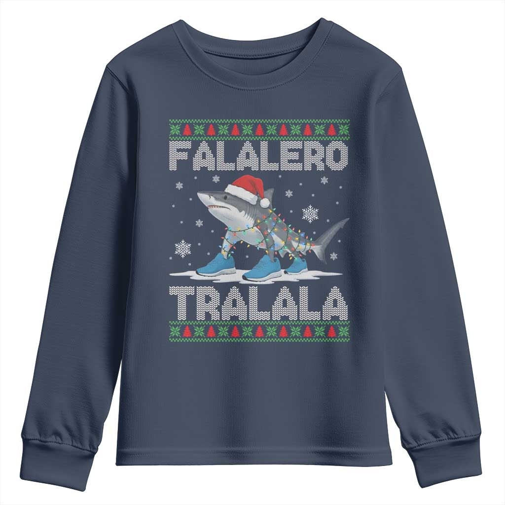 Falalero Tralala Italian Brainrot Meme Christmas Youth Sweatshirt Funny Gen Z Alpha Ugly Xmas Gift - Wonder Print Shop