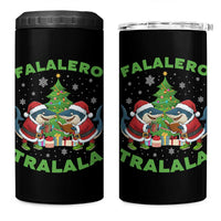 Falalero Tralala 4 in 1 Can Cooler Tumbler Funny Italian Brainrot Meme Christmas Gift - Wonder Print Shop