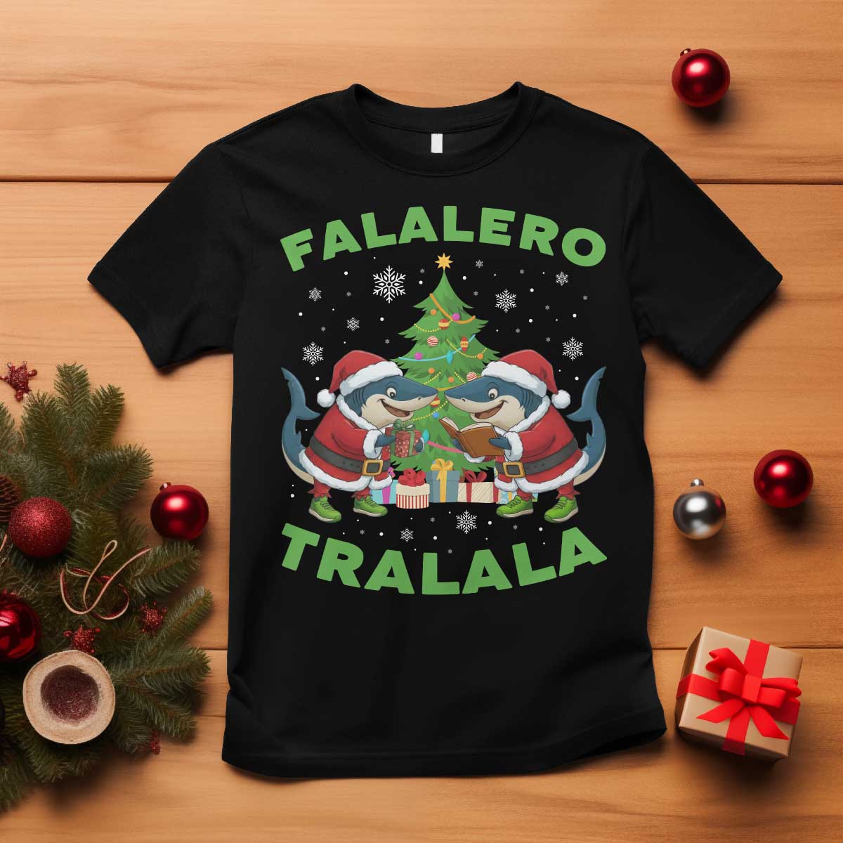 Falalero Tralala T Shirt Funny Italian Brainrot Meme Christmas Gift - Wonder Print Shop