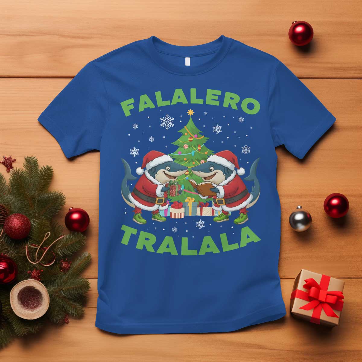Falalero Tralala T Shirt Funny Italian Brainrot Meme Christmas Gift - Wonder Print Shop