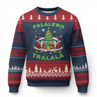 Falalero Tralala Ugly Christmas Sweater Funny Italian Brainrot Meme Xmas Gift - Wonder Print Shop