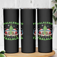 Falalero Tralala Skinny Tumbler Funny Italian Brainrot Meme Christmas Gift - Wonder Print Shop