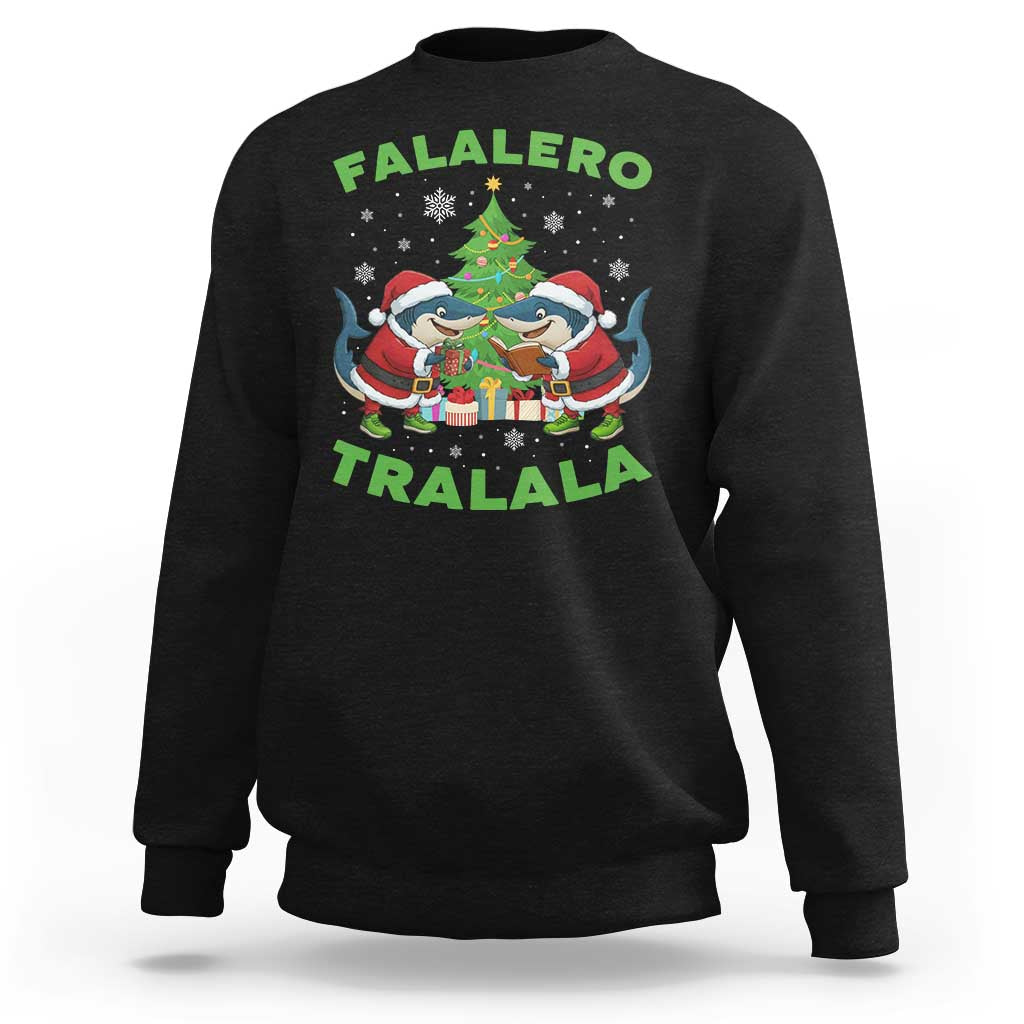 Falalero Tralala Sweatshirt Funny Italian Brainrot Meme Christmas Gift - Wonder Print Shop