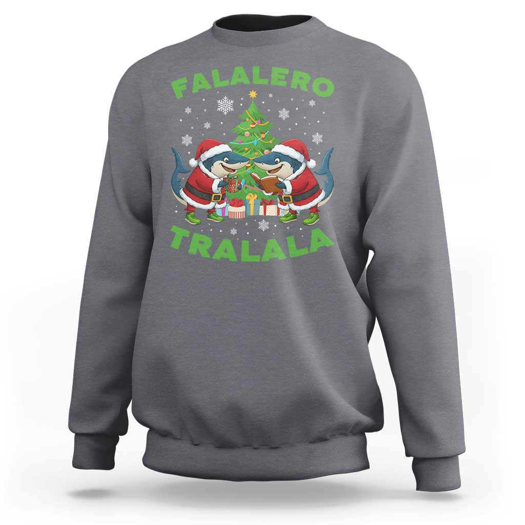 Falalero Tralala Sweatshirt Funny Italian Brainrot Meme Christmas Gift - Wonder Print Shop