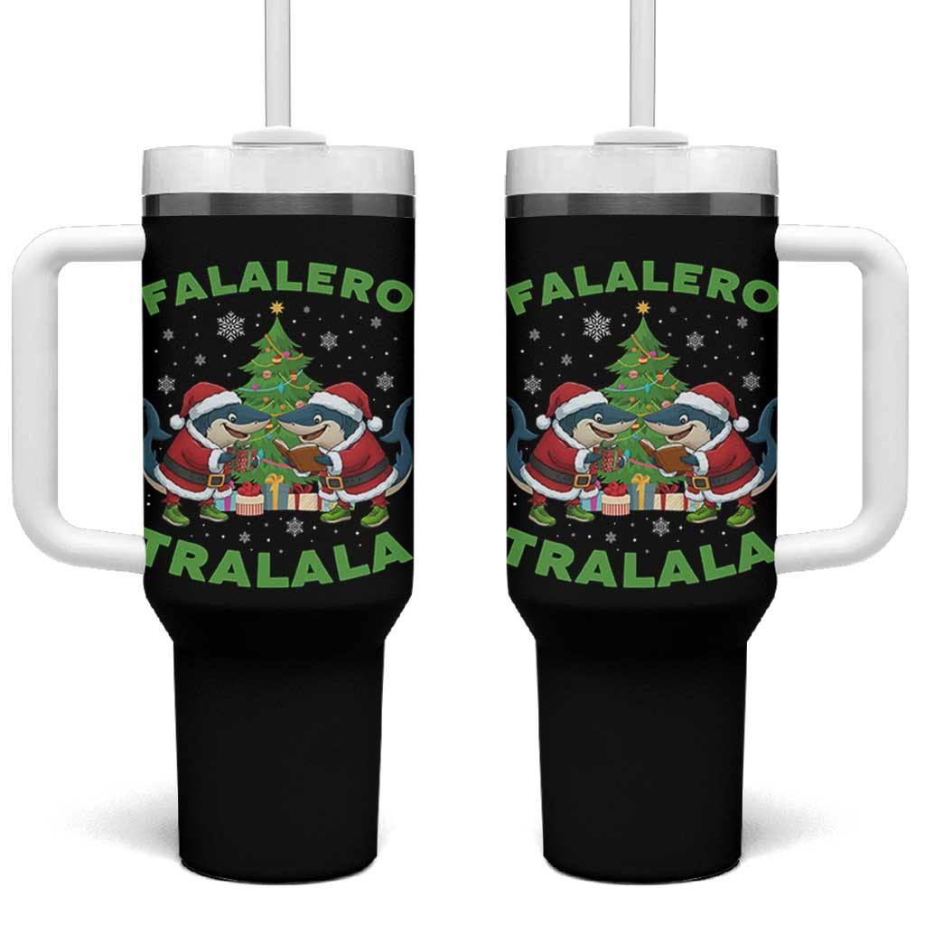 Falalero Tralala Tumbler With Handle Funny Italian Brainrot Meme Christmas Gift - Wonder Print Shop