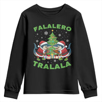 Falalero Tralala Youth Sweatshirt Funny Italian Brainrot Meme Christmas Gift - Wonder Print Shop