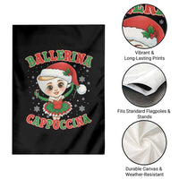 Ballerina Cappuccina Garden Flag Funny Italian Brainrot Meme Christmas Gift - Wonder Print Shop