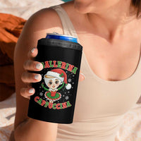Ballerina Cappuccina 4 in 1 Can Cooler Tumbler Funny Italian Brainrot Meme Christmas Gift - Wonder Print Shop