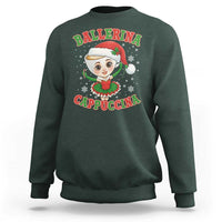 Ballerina Cappuccina Sweatshirt Funny Italian Brainrot Meme Christmas Gift - Wonder Print Shop