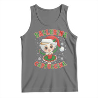 Ballerina Cappuccina Tank Top Funny Italian Brainrot Meme Christmas Gift - Wonder Print Shop