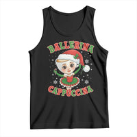 Ballerina Cappuccina Tank Top Funny Italian Brainrot Meme Christmas Gift - Wonder Print Shop