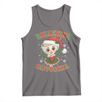 Ballerina Cappuccina Tank Top Funny Italian Brainrot Meme Christmas Gift - Wonder Print Shop