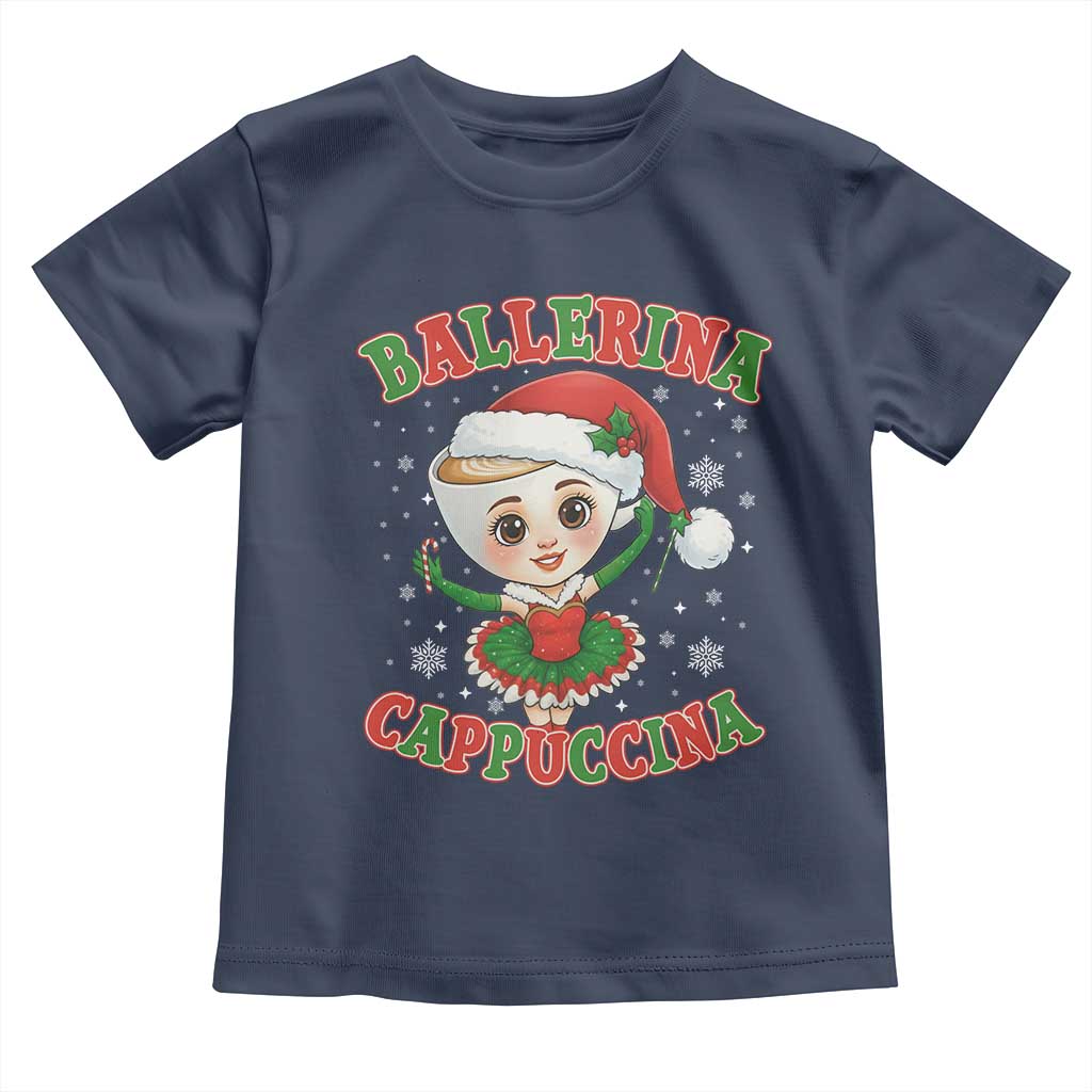 Ballerina Cappuccina Toddler T Shirt Funny Italian Brainrot Meme Christmas Gift - Wonder Print Shop
