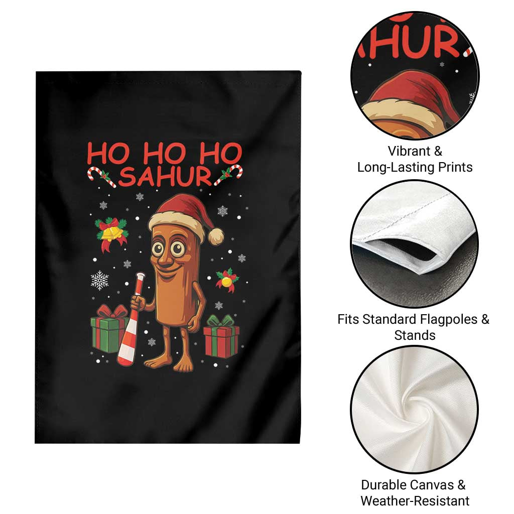 Ho Ho Ho Sahur Italian Brainrot Meme Garden Flag Funny Gen Z Alpha Christmas Gift - Wonder Print Shop