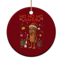 Ho Ho Ho Sahur Italian Brainrot Meme Ceramic Ornament Funny Gen Z Alpha Christmas Gift - Wonder Print Shop