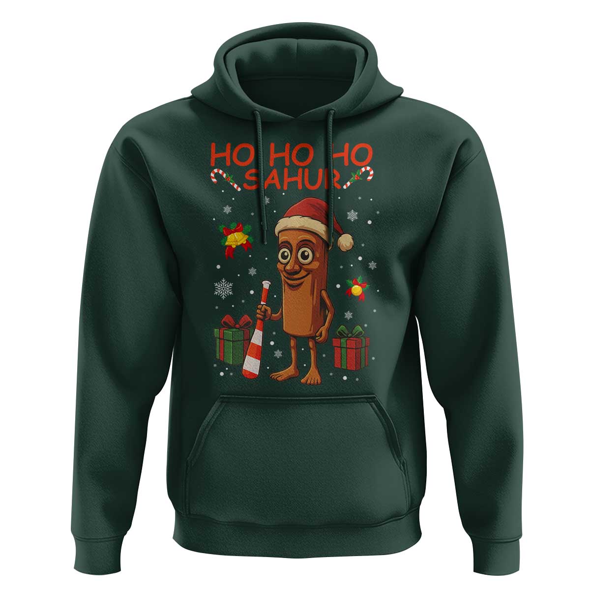 Ho Ho Ho Sahur Italian Brainrot Meme Hoodie Funny Gen Z Alpha Christmas Gift - Wonder Print Shop