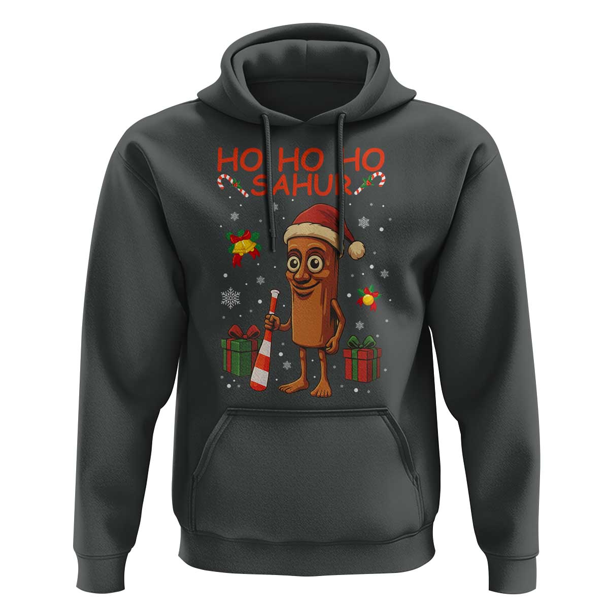Ho Ho Ho Sahur Italian Brainrot Meme Hoodie Funny Gen Z Alpha Christmas Gift - Wonder Print Shop