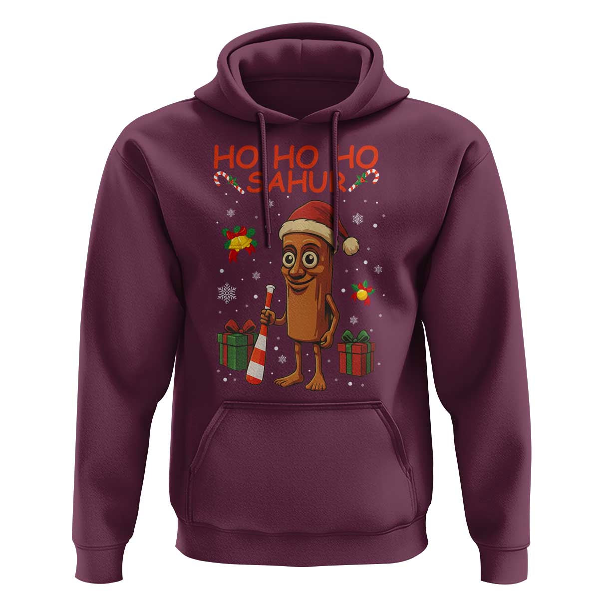 Ho Ho Ho Sahur Italian Brainrot Meme Hoodie Funny Gen Z Alpha Christmas Gift - Wonder Print Shop