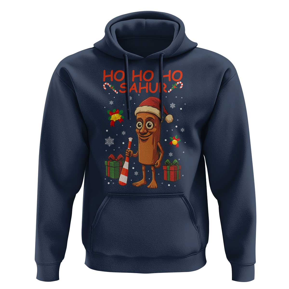Ho Ho Ho Sahur Italian Brainrot Meme Hoodie Funny Gen Z Alpha Christmas Gift - Wonder Print Shop