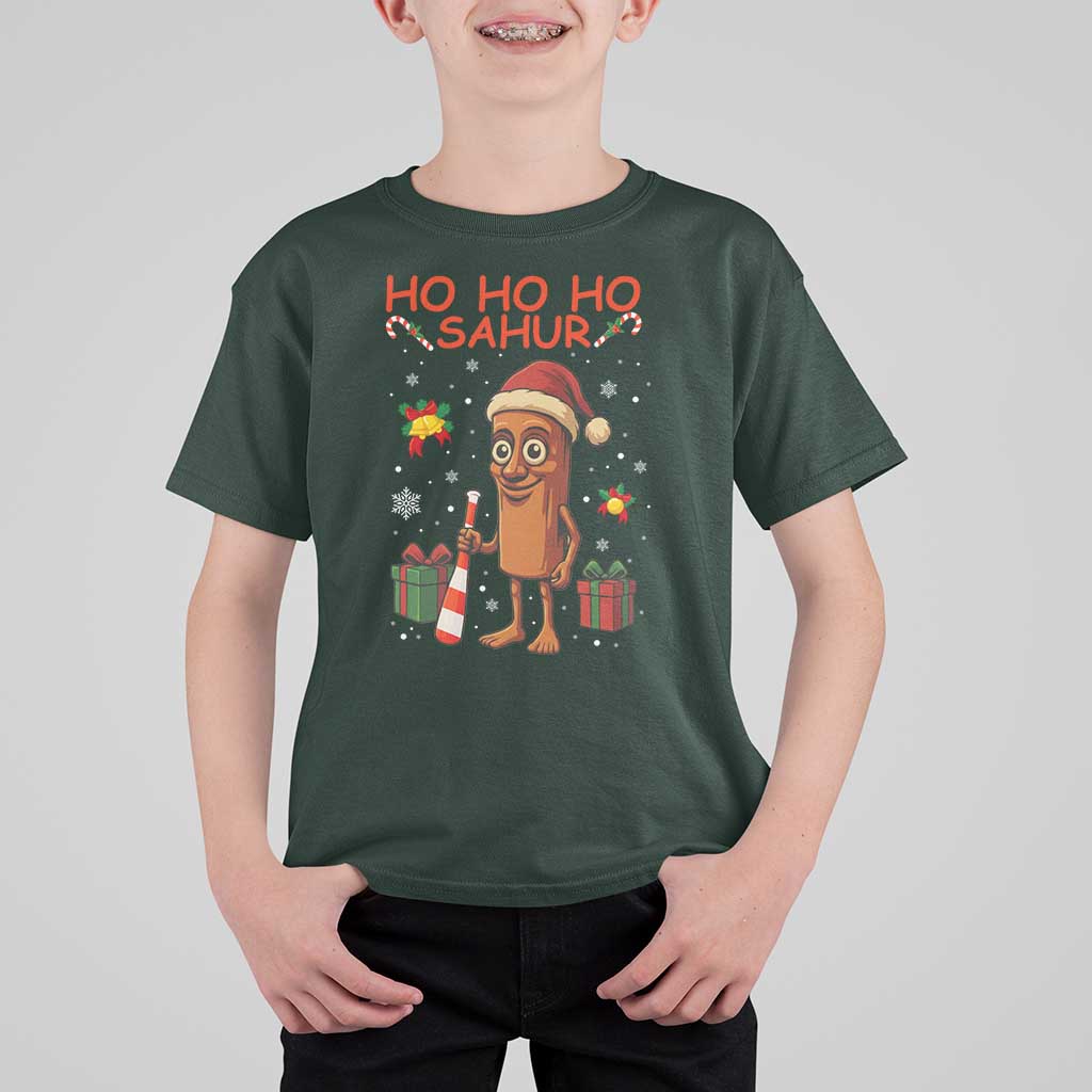 Ho Ho Ho Sahur Italian Brainrot Meme T Shirt For Kid Funny Gen Z Alpha Christmas Gift - Wonder Print Shop