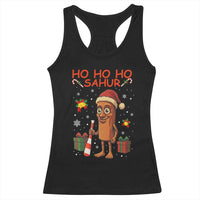 Ho Ho Ho Sahur Italian Brainrot Meme Racerback Tank Top Funny Gen Z Alpha Christmas Gift - Wonder Print Shop