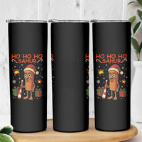 Ho Ho Ho Sahur Italian Brainrot Meme Skinny Tumbler Funny Gen Z Alpha Christmas Gift - Wonder Print Shop