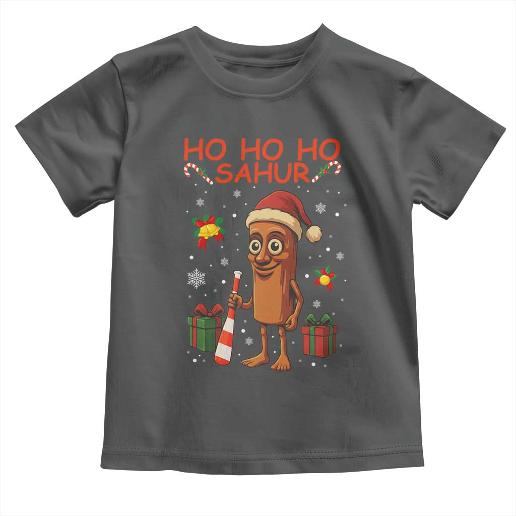 Ho Ho Ho Sahur Italian Brainrot Meme Toddler T Shirt Funny Gen Z Alpha Christmas Gift - Wonder Print Shop