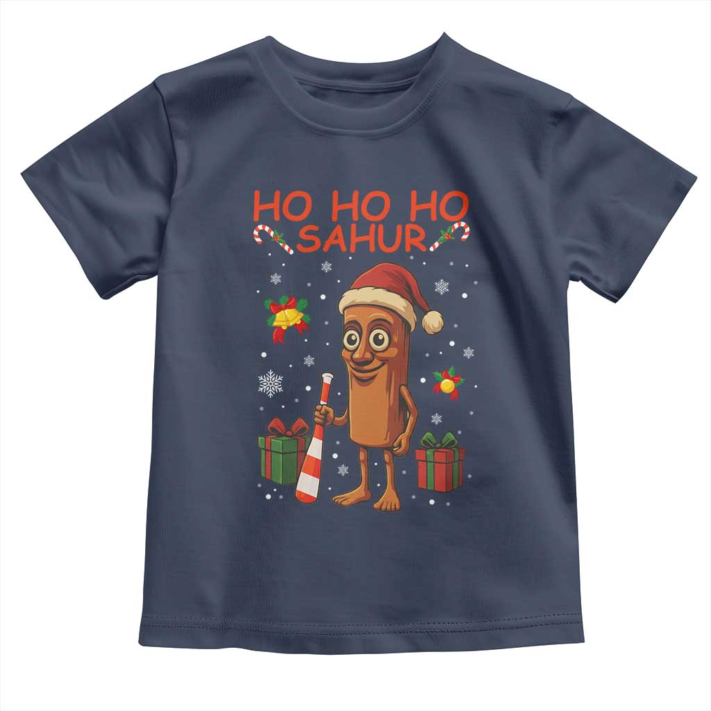Ho Ho Ho Sahur Italian Brainrot Meme Toddler T Shirt Funny Gen Z Alpha Christmas Gift - Wonder Print Shop
