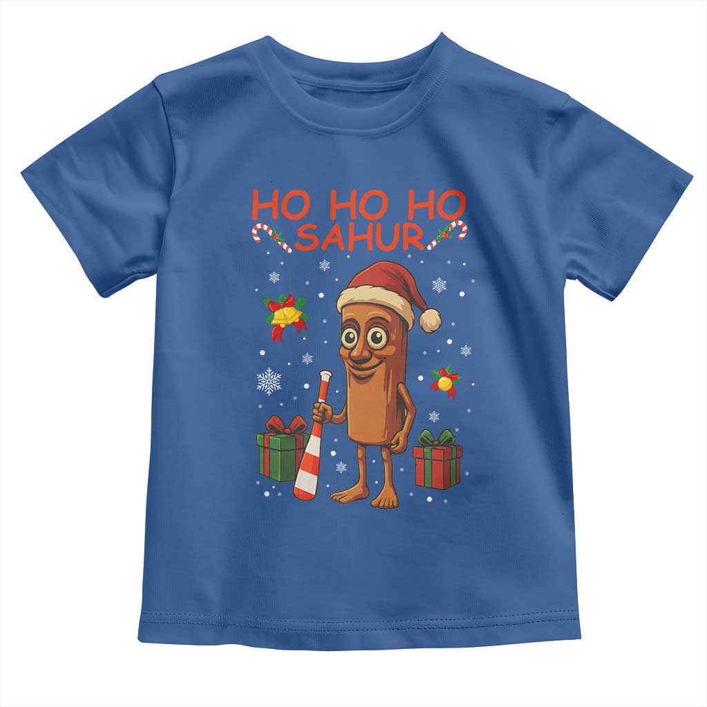 Ho Ho Ho Sahur Italian Brainrot Meme Toddler T Shirt Funny Gen Z Alpha Christmas Gift - Wonder Print Shop