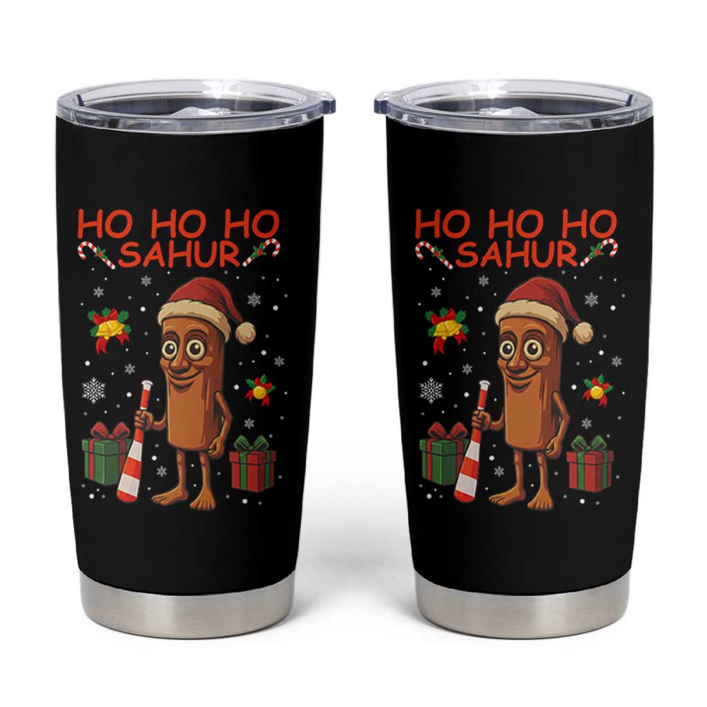 Ho Ho Ho Sahur Italian Brainrot Meme Tumbler Cup Funny Gen Z Alpha Christmas Gift - Wonder Print Shop